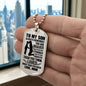 To My Son | You Braver, Stronger, Smarter | Dog Tag Necklace