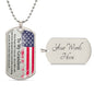 To My Grandson | Never Forget That I Love You| Dog Tag Necklace
