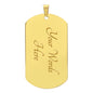 To My Son | The Man I Know You Can Be | Dog Tag Necklace