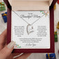 To My Beautiful Mom- I Love You | From Daughter- Forever Love Necklace