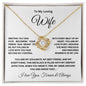 To My Loving Wife | Love Knot Necklace