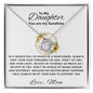 To My Daughter - You Are My Sunshine | Love Knot Necklace