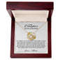 To My Daughter - You Are My Sunshine | Love Knot Necklace