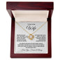 To My Loving Wife | Love Knot Necklace