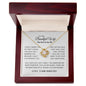 To My Beautiful Wife - The Love of My Life | Love Knot Necklace