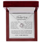 To My Beautiful Wife - The Love of My Life | Love Knot Necklace