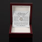 To My Beautiful Wife - The Love of My Life | Love Knot Necklace