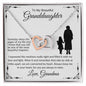 To My Beautiful Granddaughter | Interlocking Hearts Necklace
