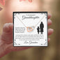To My Beautiful Granddaughter | Interlocking Hearts Necklace