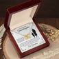 To My Beautiful Granddaughter | Interlocking Hearts Necklace