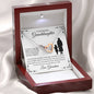 To My Beautiful Granddaughter | Interlocking Hearts Necklace