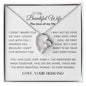 To My Beautiful Wife - The Love of My Life | Forever Love Necklace