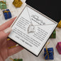 To My Beautiful Wife - The Love of My Life | Forever Love Necklace