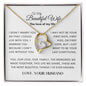 To My Beautiful Wife - The Love of My Life | Forever Love Necklace