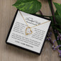 To My Beautiful Wife - The Love of My Life | Forever Love Necklace