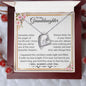 To My Granddaughter | Always Love You| Forever Love Necklace