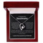 To My beautiful Soulmate | I Love You Always| Forever Love Necklace