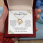 To My Beautiful Mom- I Love You |Your Daughter- Forever Love Necklace