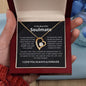To My beautiful Soulmate | I Love You Always| Forever Love Necklace