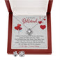To My Beautiful Girlfriend| Love Knot Earring & Necklace Set
