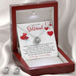 To My Beautiful Girlfriend| Love Knot Earring & Necklace Set