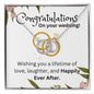 Interlocking Love Necklace Ring - A Wedding Gift for Forever Love and Happiness