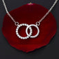 Blessed Love Interlocking Ring Necklace| A Perfect Wedding Gift for the Happy Couple