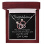 Blessed Love Interlocking Ring Necklace| A Perfect Wedding Gift for the Happy Couple