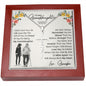 To My Granddaughter| Faith Cross Necklace