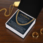 To My Grandson| We Love You| Cuban Link Chain