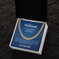 To My Husband| - Cuban Link Chain