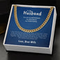 To My Husband| - Cuban Link Chain