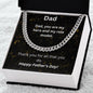 "Heroic Cuban Link Chain - A Father's Day Gift for the Strongest Dad"