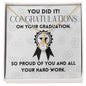 Congratulations Graduation Necklace | A Gift to Celebrate Your Achievements and Success