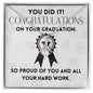 Congratulations Graduation Necklace | A Gift to Celebrate Your Achievements and Success
