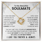 My Beautiful Soulmate| Found My Home - Love Knot Necklace