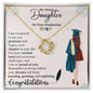 "My Daughter" | Graduation - Proud of You |Love Knot Necklace