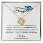 To My Amazing Daughter| I Love You to Infinity| Love Knot Necklace