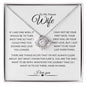 To My Future Wife| I Love You| Love Knot Necklace