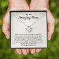 To My Amazing Mom- I love you | Your Son- Love Knot Necklace