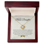 To My Bonus Daughter| Love Knot Necklace