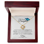 To My Amazing Daughter| I Love You to Infinity| Love Knot Necklace
