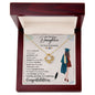 "My Daughter" | Graduation - Proud of You |Love Knot Necklace