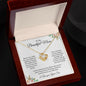 To My Beautiful Mom- I Love You - From Son | Love Knot Necklace