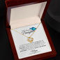 To My Amazing Daughter| I Love You to Infinity| Love Knot Necklace