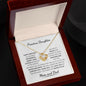 Happy Birthday| Precious Daughter| Love Knot Necklace