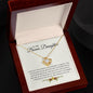 To My Bonus Daughter| Love Knot Necklace