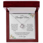 My Beautiful Mom| From Daughter| I Love You| Love Knot Necklace