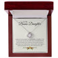 To My Bonus Daughter| Love Knot Necklace