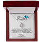 To My Amazing Daughter| I Love You to Infinity| Love Knot Necklace